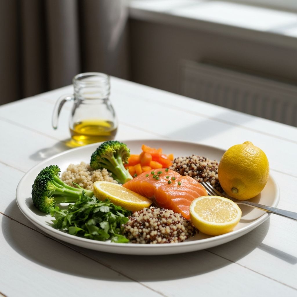 Harmonična uravnotežena jela sa svježim namirnicama